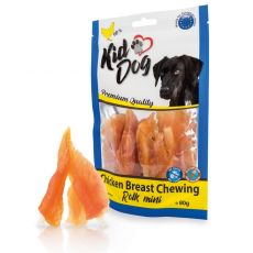 Kid Dog Пилешки гърди на бизонова пръчка мини 9 см, 80 г