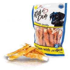 Kid Dog Пилешко месо на филийки от треска 250 г