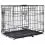 Сгъваема клетка за кучета, 2 врати, S - 61 x 43 x 49 см