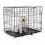 Сгъваема клетка за кучета, 2 врати, S - 61 x 43 x 49 см