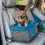 Kurgo Heather Booster Seat автомобилна седалка, Heather Grey/Coastal Blue