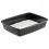 NIP 30 Тоалет за котки без ръб черен 49,5 x 64,5 x 14,5 см