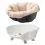 Ferplast SOFA' THRONE Легло за куче и котка 4 White