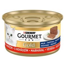 Консерва Gourmet GOLD - пастет с говеждо месо, 85г