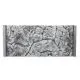 3D Фон за аквариум 40 x 25 см - тънък GREY