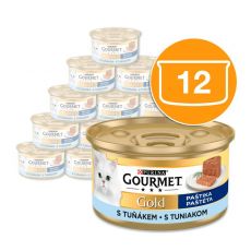 Консерва Gourmet GOLD - пастет с риба тон, 12 x 85г