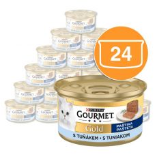 Консерва Gourmet GOLD - пастет с риба тон, 24 x 85г