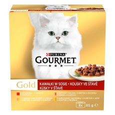 Консерва GOURMET GOLD - парчета в сос, 8 x 85г