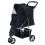 Кучешка и котешка количка Buggy 47 x 100 x 80 см, черна