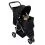 Кучешка и котешка количка Buggy 47 x 100 x 80 см, черна