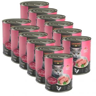 Консерва за котки Leonardo, птиче месо 12 x 800 г