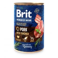 Консерва Brit premium by Nature Свинско & Трахея 400 г
