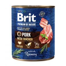 Консерва Brit premium by Nature Свинско и Трахея 800 г