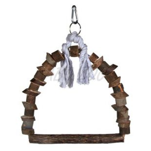 Люлка за птици Natural living - дъга, 15 x 20 см