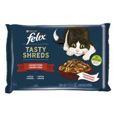 Капсули FELIX Tasty Shreds вкусен избор в сос 4 x 80 г