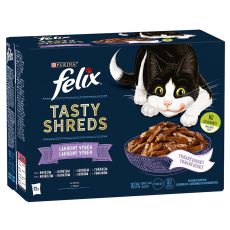 Капсули FELIX Tasty Shreds вкусен избор с риба в сос 12 x 80 г