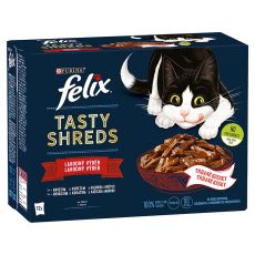 Капсули FELIX Tasty Shreds микс вкусен избор в сос 12 x 80 г