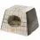 Ferplast Edinburg котешка къща кафява 44 x 44 см