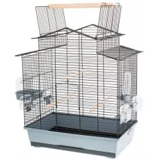 Клетка за птици IZA III черна 58,5 x 38 x 65 см