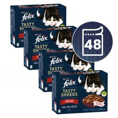 Капсули FELIX Tasty Shreds микс вкусен избор в сос 48 x 80 г