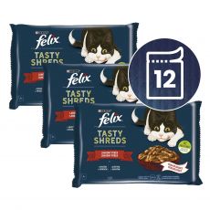 Капсули FELIX Tasty Shreds вкусен избор в сос 12 x 80 г