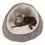 Trixie плюшена пещера Livia - &oslash; 45 x 33 см, сивокафява