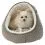 Trixie плюшена пещера Livia - &oslash; 45 x 33 см, сивокафява