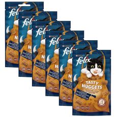 Капсули FELIX Tasty Nuggets пиле и пате 6 x 50 г