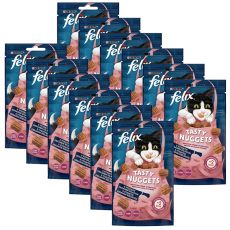 Капсули FELIX Tasty Nuggets сьомга и пъстърва 12 x 50 г
